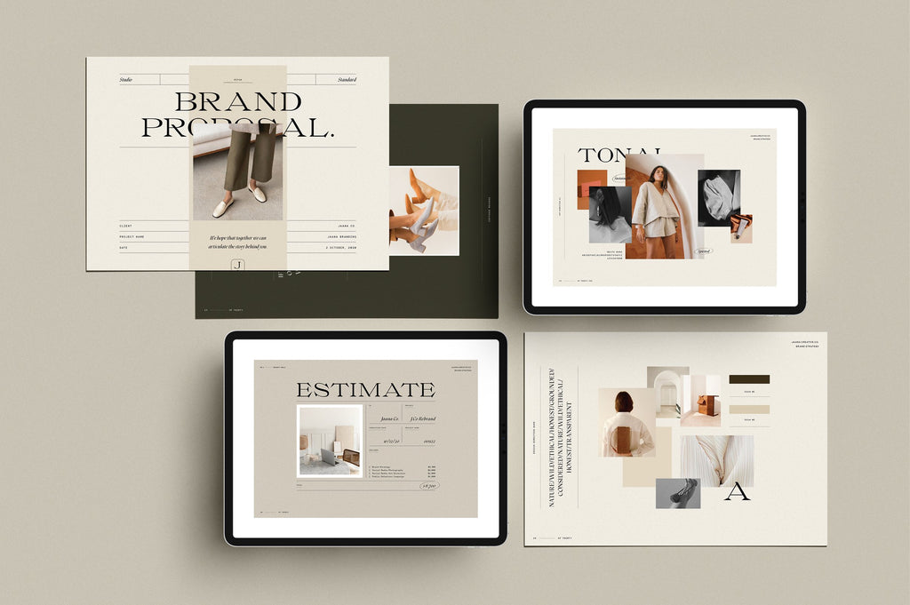 Gorgeous creative proposal design template from Creative Market